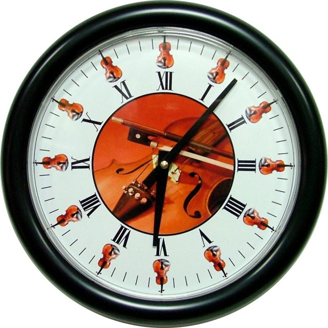 Horloge Violon Ø 250 mm