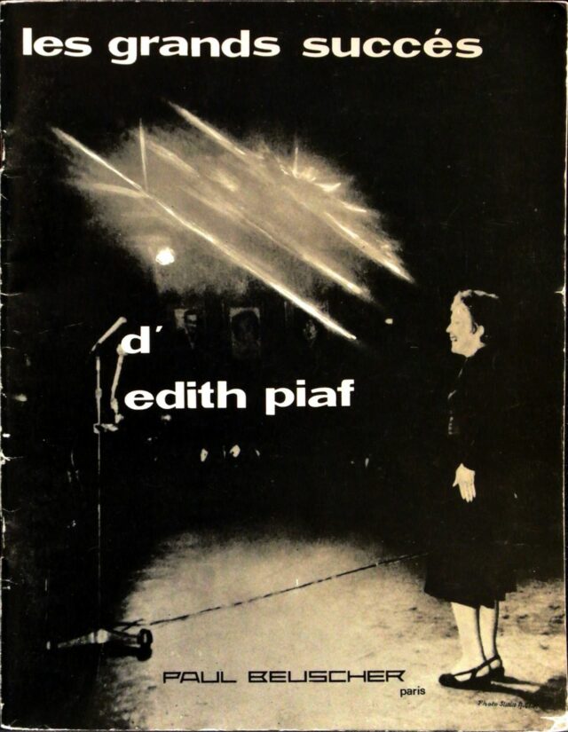 Livre Paroles et Musiques - Les Grands Succès d'Edith Piaf