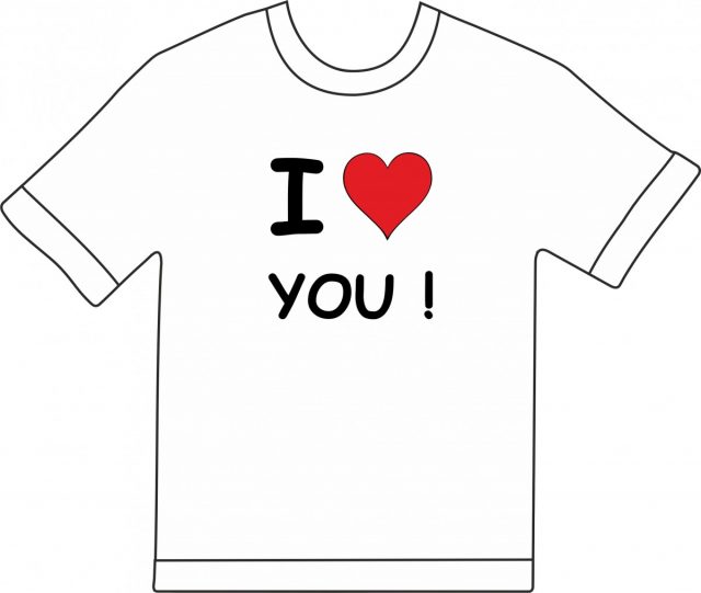 T-shirt I Love You