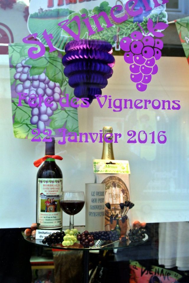 Déco vigneron Saint-Vincent