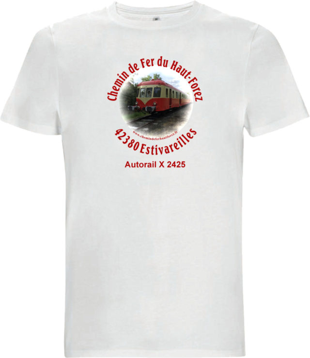 Tee-shirt train touristique