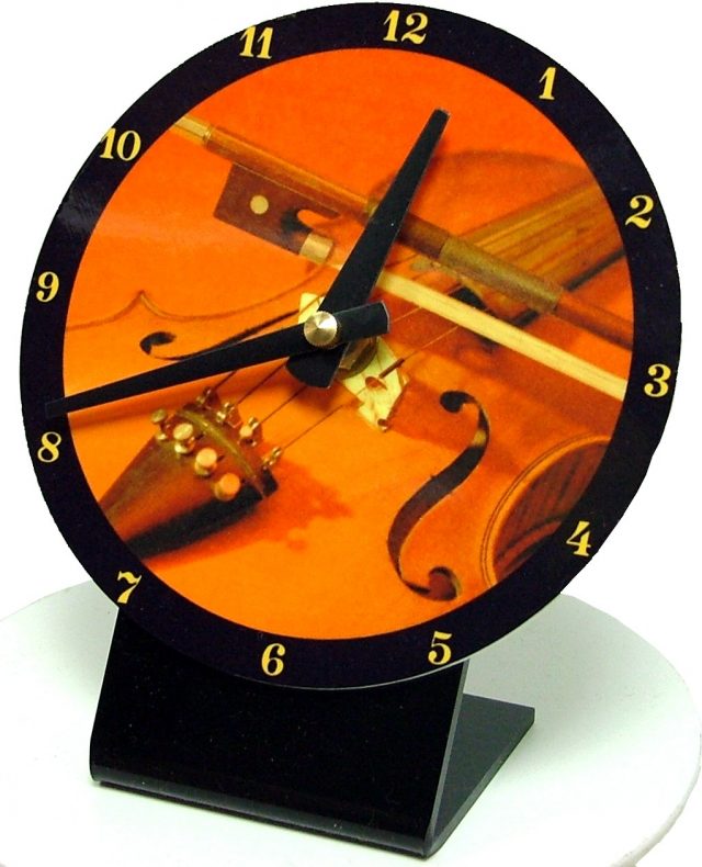 Horloge bureau Violon 1