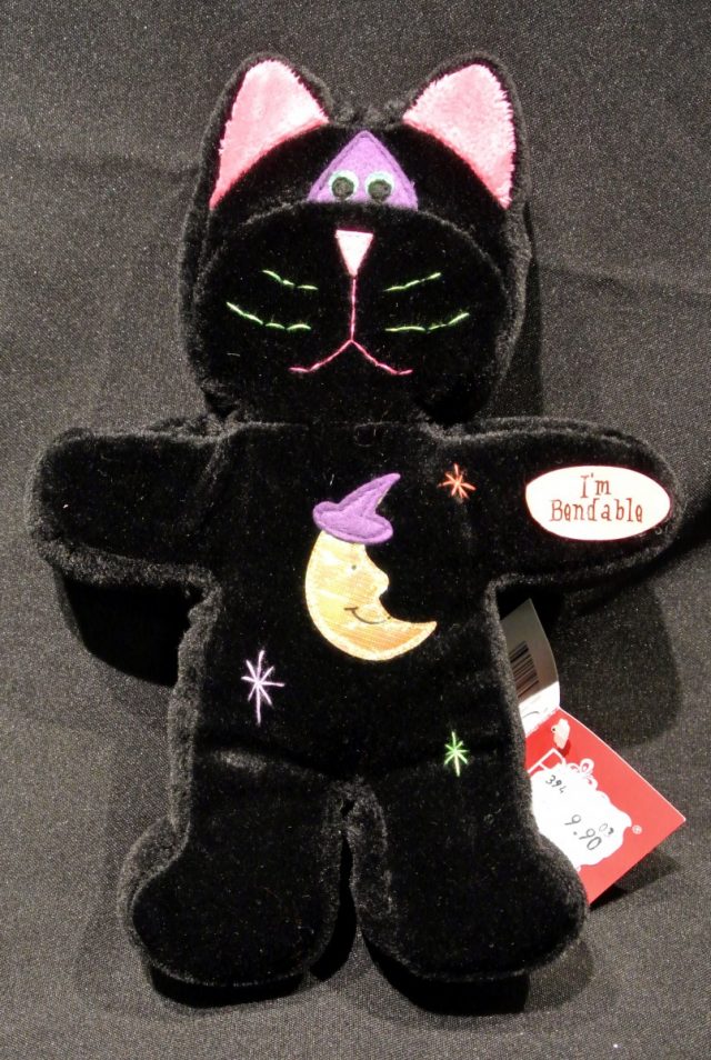 Halloween Pantin articulé Chat Noir