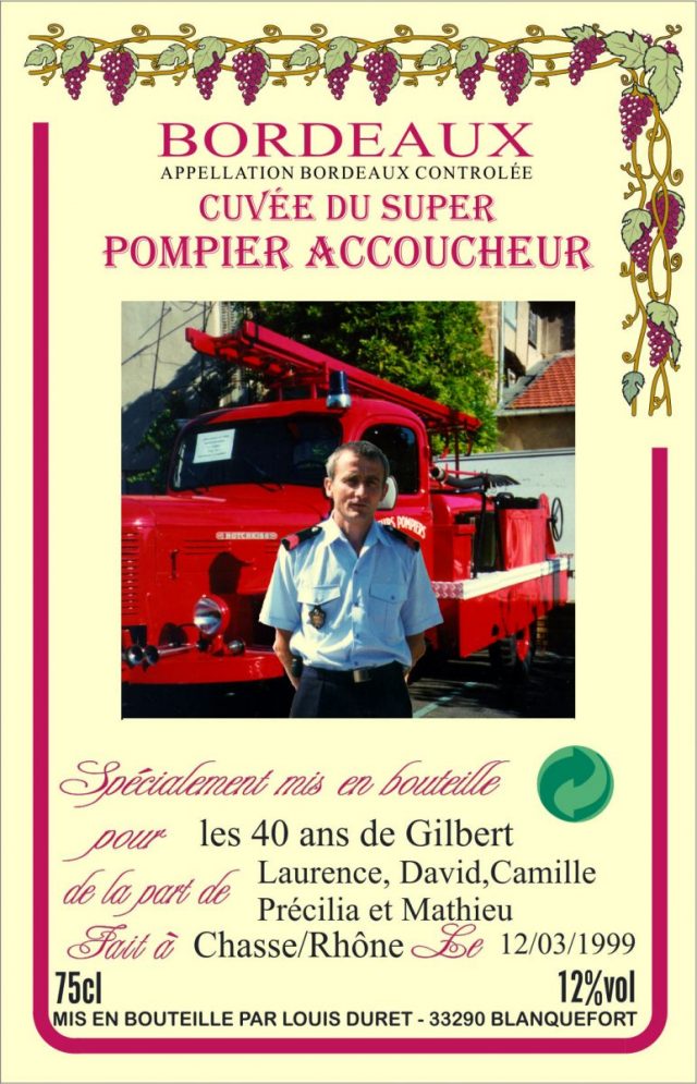 Étiquettes de vins personnalisées