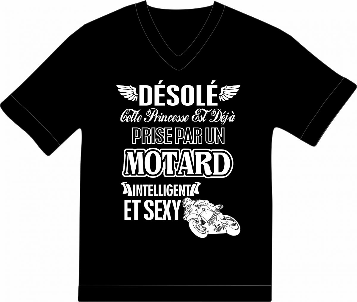 Tee-shirt Motard Personnalisable