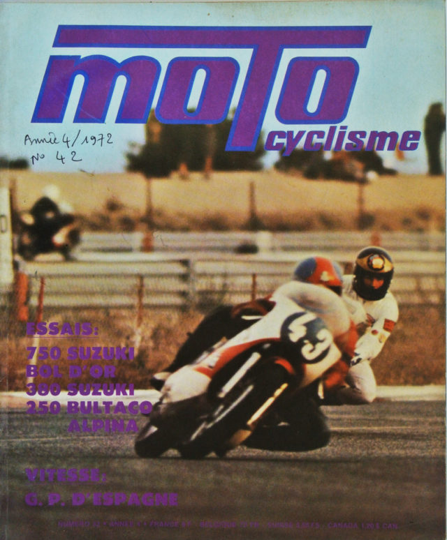 Revue Motocyclisme 1972