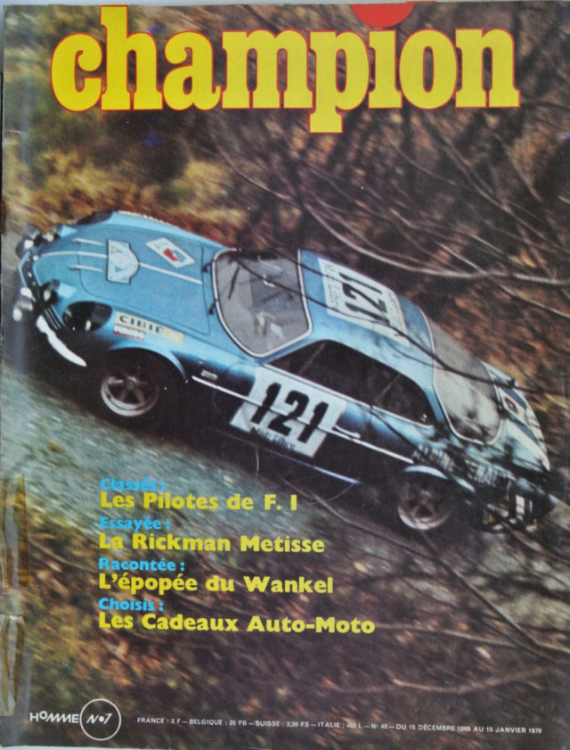 Revue Auto Moto Champion 1970