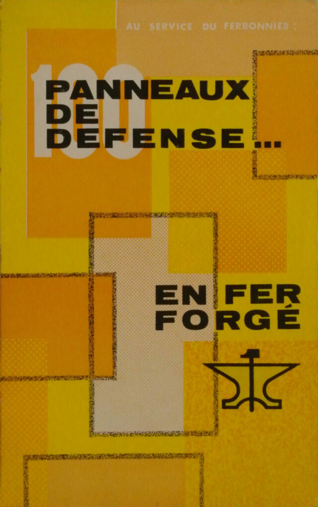 Panneaux de défense en fer forgé pour protéger les ouvertures de petites dimensions.